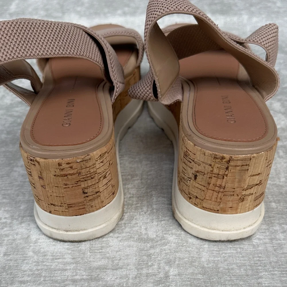Gianni Bini Platform Sandals Brown Sz 9.5